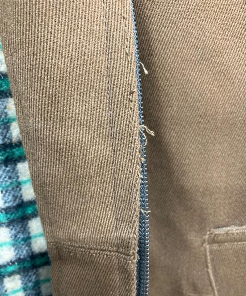 LE GRILLON（ル グリヨン）LE GRILLON (ル グリヨン) 裏ブランケット ヴィンテージジャケット ブラウン サイズ:表記無しの古着・服飾アイテム