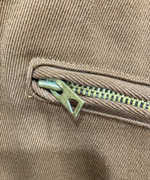 LE GRILLON（ル グリヨン）LE GRILLON (ル グリヨン) 裏ブランケット ヴィンテージジャケット ブラウン サイズ:表記無しの古着・服飾アイテム