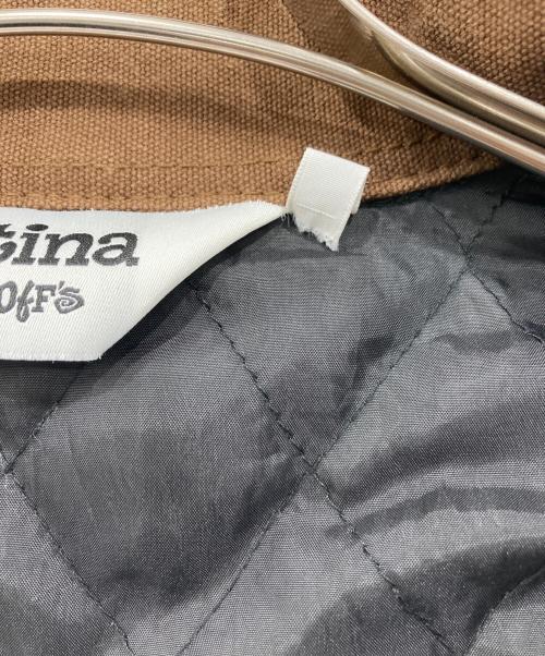 PATINA VINTAGE（パティナヴィンテージ）PATINA VINTAGE (パティナヴィンテージ) バイカラーワークジャケット カーキ サイズ:XSの古着・服飾アイテム