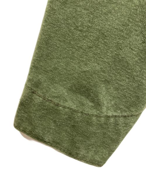 PATINA VINTAGE（パティナヴィンテージ）PATINA VINTAGE (パティナヴィンテージ) バイカラーワークジャケット カーキ サイズ:XSの古着・服飾アイテム