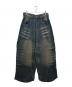 BALLSY.BROTHERS（ボールジーブラザーズ）の古着「オーバーダイワイドバギーレーヨンサマーデニム」｜インディゴ