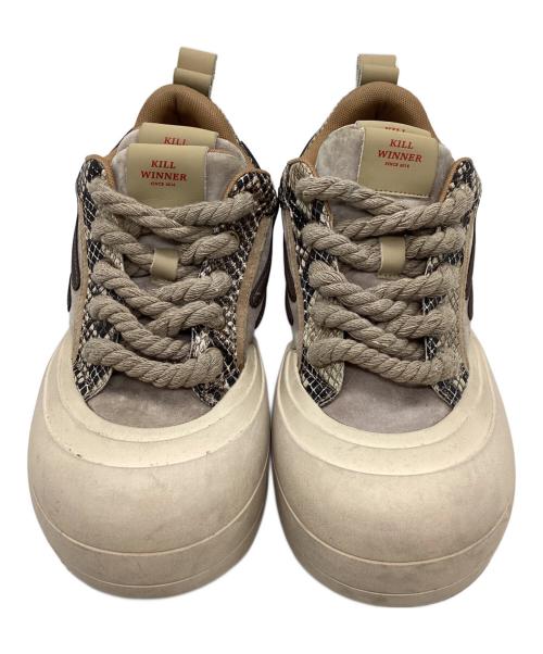 KILLWINNER（キルウィナー）KILLWINNER (キルウィナー) スニーカー ベージュ サイズ:26.5cmの古着・服飾アイテム