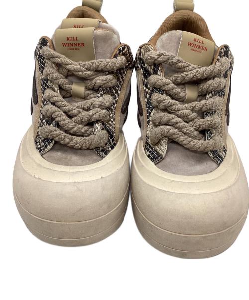 KILLWINNER（キルウィナー）KILLWINNER (キルウィナー) スニーカー ベージュ サイズ:26.5cmの古着・服飾アイテム