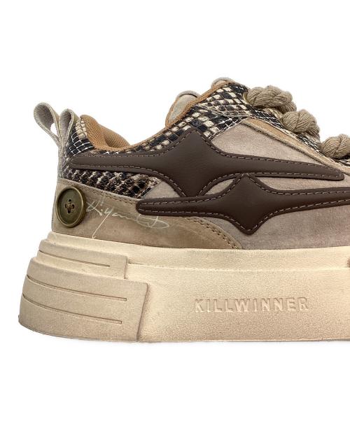 KILLWINNER（キルウィナー）KILLWINNER (キルウィナー) スニーカー ベージュ サイズ:26.5cmの古着・服飾アイテム