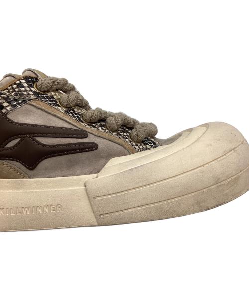 KILLWINNER（キルウィナー）KILLWINNER (キルウィナー) スニーカー ベージュ サイズ:26.5cmの古着・服飾アイテム