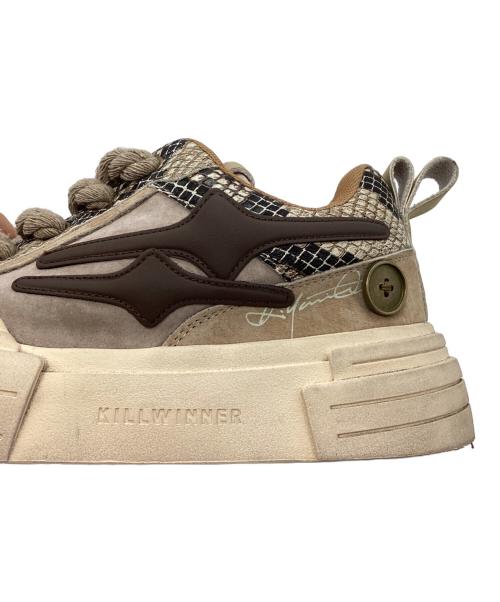 KILLWINNER（キルウィナー）KILLWINNER (キルウィナー) スニーカー ベージュ サイズ:26.5cmの古着・服飾アイテム