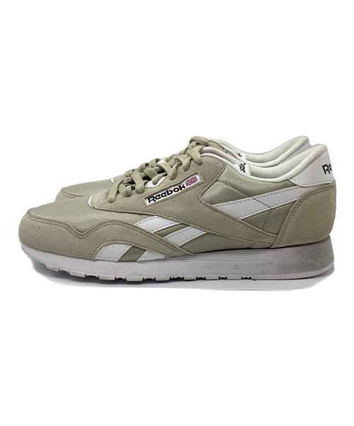 REEBOK（リーボック）REEBOK (リーボック) クラシックナイロン スニーカー ベージュ サイズ:27の古着・服飾アイテム