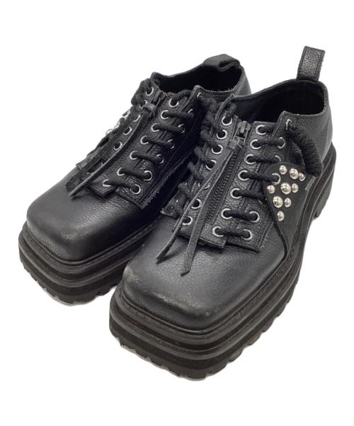 DAIRIKU（ダイリク）DAIRIKU (ダイリク) スタッズファイヤーマンブーツ ブラック サイズ:26cmの古着・服飾アイテム