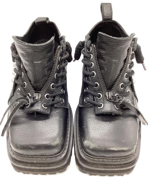 DAIRIKU（ダイリク）DAIRIKU (ダイリク) スタッズファイヤーマンブーツ ブラック サイズ:26cmの古着・服飾アイテム