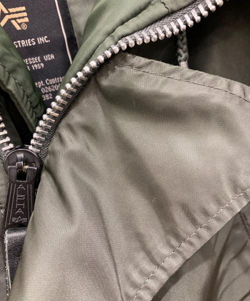 ALPHA（アルファ）ALPHA (アルファ) N-3Bフライトジャケット カーキ サイズ:Sの古着・服飾アイテム