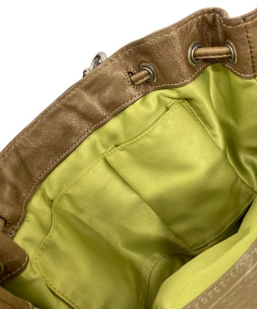 COACH（コーチ）COACH (コーチ) ターンロック ハンドバッグ ブラウンの古着・服飾アイテム