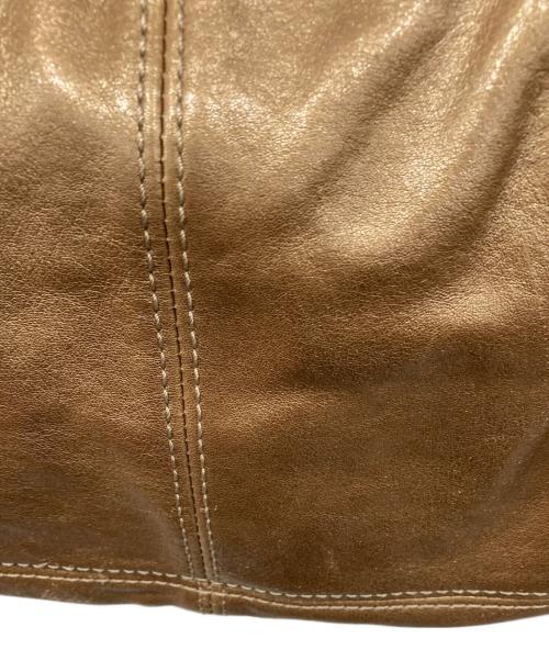 COACH（コーチ）COACH (コーチ) ターンロック ハンドバッグ ブラウンの古着・服飾アイテム