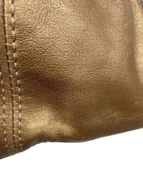 COACH（コーチ）COACH (コーチ) ターンロック ハンドバッグ ブラウンの古着・服飾アイテム