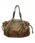 COACH (コーチ) ターンロック ハンドバッグ ブラウン：7000円