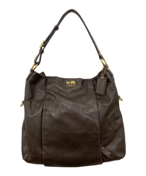 COACH（コーチ）COACH (コーチ) セミショルダーバッグ ブラウンの古着・服飾アイテム