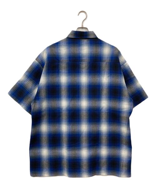 CalTop（キャルトップ）CalTop (キャルトップ) チェックシャツ ブルー サイズ:XXLの古着・服飾アイテム
