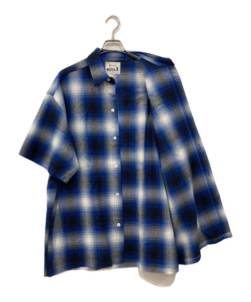 CalTop（キャルトップ）CalTop (キャルトップ) チェックシャツ ブルー サイズ:XXLの古着・服飾アイテム