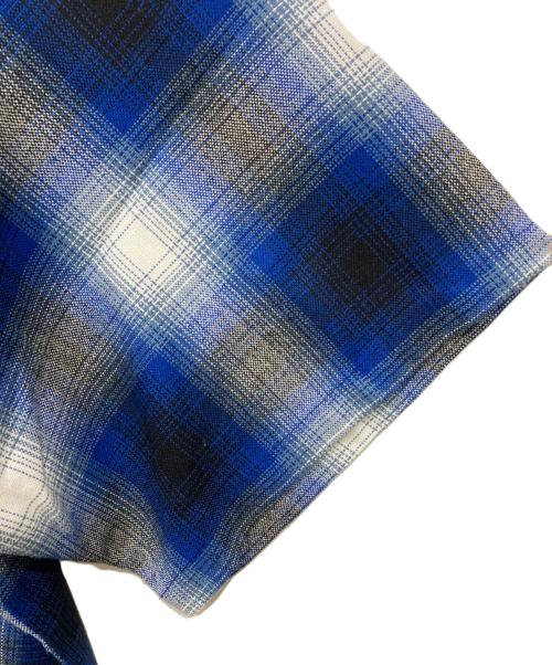CalTop（キャルトップ）CalTop (キャルトップ) チェックシャツ ブルー サイズ:XXLの古着・服飾アイテム