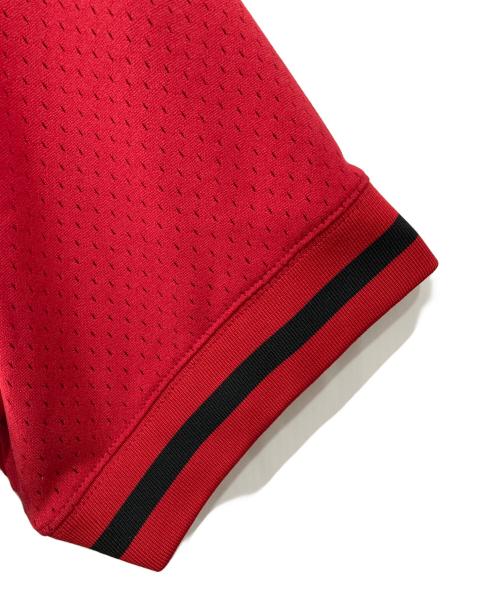 MITCHELL & NESS（ミッチェルアンドネス）MITCHELL & NESS (ミッチェルアンドネス) メッシュTシャツ ホワイト×レッド サイズ:XL 未使用品の古着・服飾アイテム
