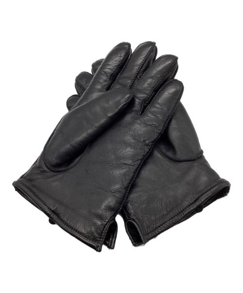 UGG（アグ）UGG (アグ) レザーグローブ ブラックの古着・服飾アイテム