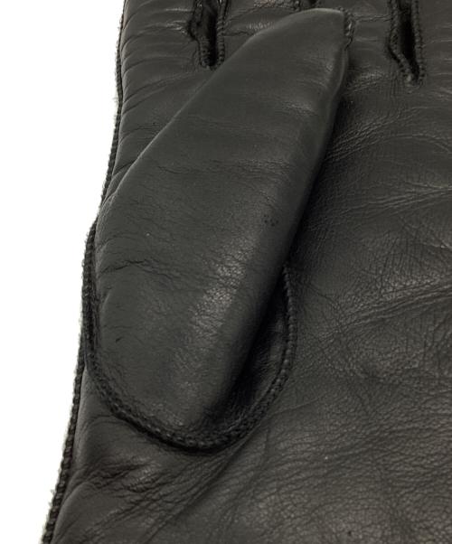 UGG（アグ）UGG (アグ) レザーグローブ ブラックの古着・服飾アイテム