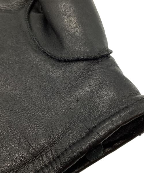 UGG（アグ）UGG (アグ) レザーグローブ ブラックの古着・服飾アイテム