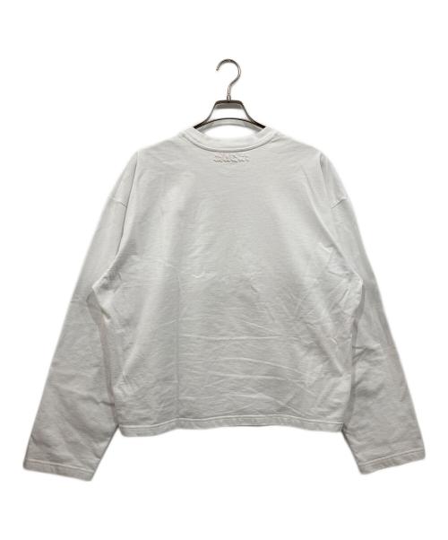 MARNI（マルニ）MARNI (マルニ) オーバーサイズロングスリーブカットソー ホワイト サイズ:44の古着・服飾アイテム