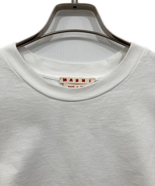 MARNI（マルニ）MARNI (マルニ) オーバーサイズロングスリーブカットソー ホワイト サイズ:44の古着・服飾アイテム