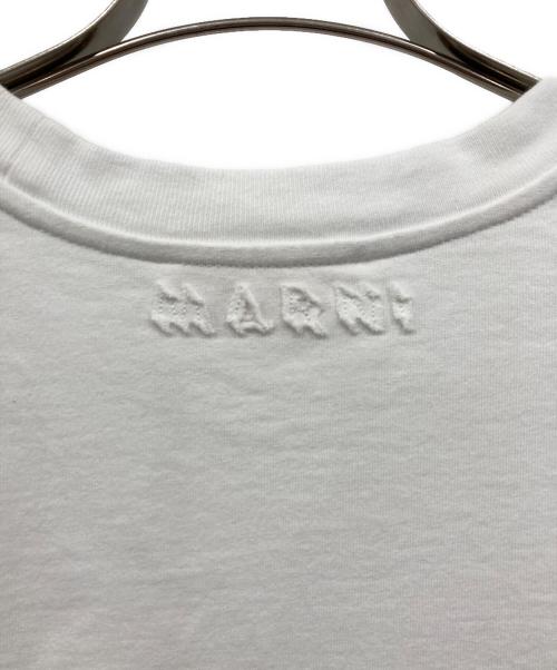 MARNI（マルニ）MARNI (マルニ) オーバーサイズロングスリーブカットソー ホワイト サイズ:44の古着・服飾アイテム