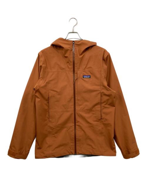 Patagonia（パタゴニア）Patagonia (パタゴニア) ボルダー・フォーク・レイン・ジャケット ブラウン サイズ:Sの古着・服飾アイテム