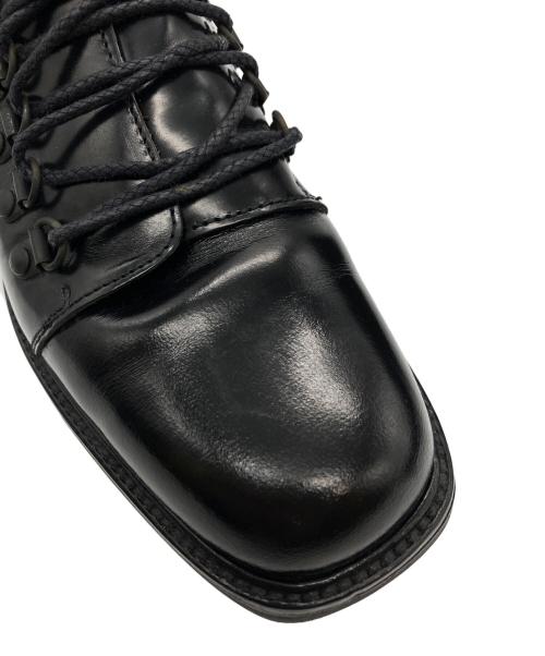 GUCCI（グッチ）GUCCI (グッチ) レースアップブーツ ブラック サイズ:36の古着・服飾アイテム