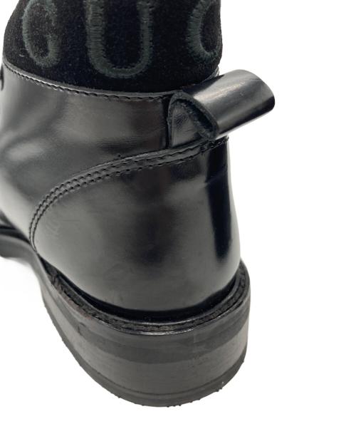 GUCCI（グッチ）GUCCI (グッチ) レースアップブーツ ブラック サイズ:36の古着・服飾アイテム