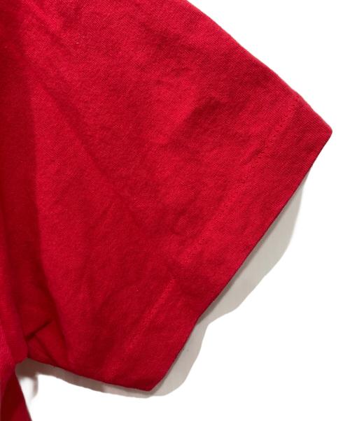 stussy（ステューシー）stussy (ステューシー) プリントTシャツ レッド サイズ:Mの古着・服飾アイテム