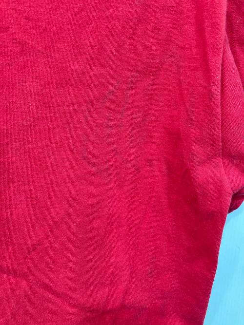stussy（ステューシー）stussy (ステューシー) プリントTシャツ レッド サイズ:Mの古着・服飾アイテム