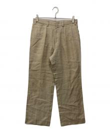 POLO RALPH LAUREN（ポロ・ラルフローレン）の古着「リネンパンツ」｜ベージュ
