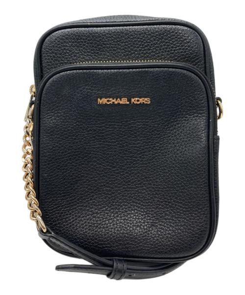 MICHAEL KORS（マイケル・コース）MICHAEL KORS (マイケル・コース) ショルダーバッグ ブラックの古着・服飾アイテム