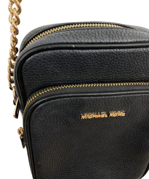 MICHAEL KORS（マイケル・コース）MICHAEL KORS (マイケル・コース) ショルダーバッグ ブラックの古着・服飾アイテム