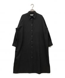 cornier（コルニエ）の古着「シャツワンピース」｜ブラック