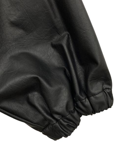 Curensology（カレンソロジー）Curensology (カレンソロジー) フェイクレザーコート ブラック サイズ:FREEの古着・服飾アイテム