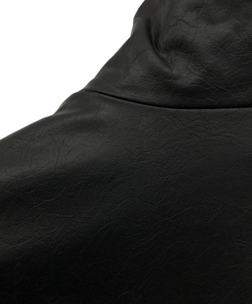 Curensology（カレンソロジー）Curensology (カレンソロジー) フェイクレザーコート ブラック サイズ:FREEの古着・服飾アイテム