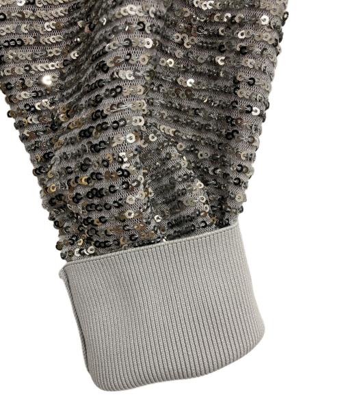 HERNO（ヘルノ）HERNO (ヘルノ) ボンバージャケット シルバー×グレー サイズ:40の古着・服飾アイテム