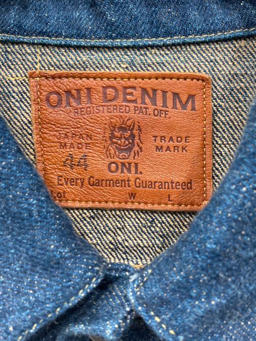 ONI DENIM（オニデニム）ONI DENIM (オニデニム) 20oz シークレットデニム 3rd TYPE JKT インディゴ サイズ:44の古着・服飾アイテム