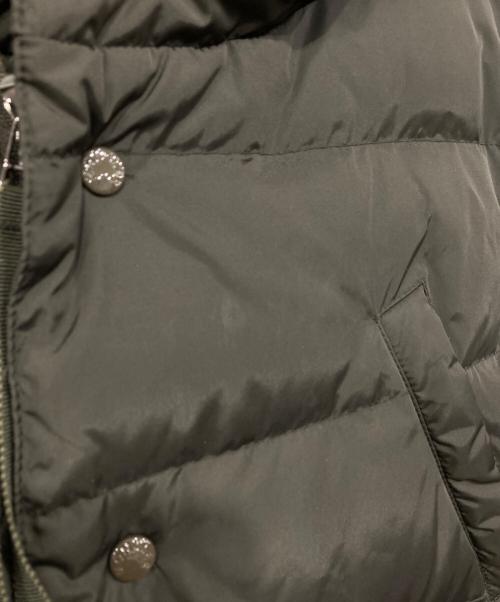 MONCLER（モンクレール）MONCLER (モンクレール) SERRE / フリルダウンジャケット ダークグリーン サイズ:00の古着・服飾アイテム