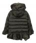 MONCLER (モンクレール) SERRE / フリルダウンジャケット ダークグリーン サイズ:00：58000円