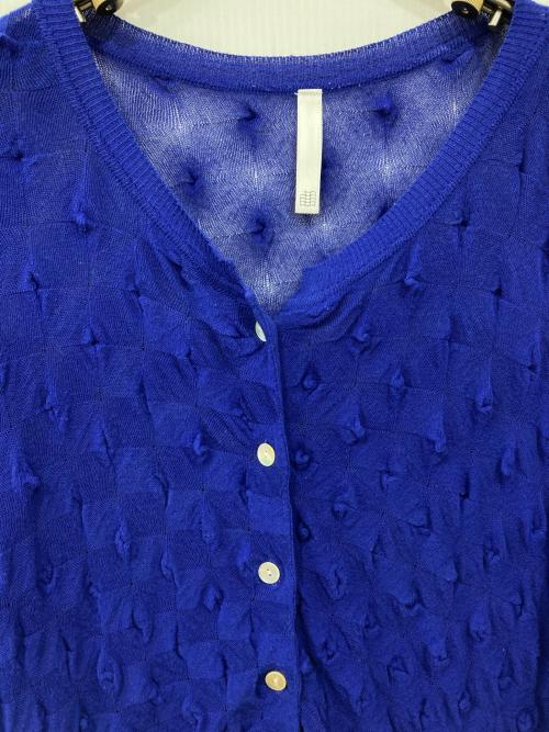 ambi.MAX（アンビマックス）ambi.MAX (アンビマックス) ニットカーディガン ブルー サイズ:Freeの古着・服飾アイテム