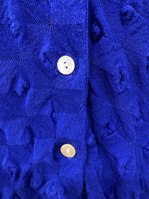ambi.MAX（アンビマックス）ambi.MAX (アンビマックス) ニットカーディガン ブルー サイズ:Freeの古着・服飾アイテム
