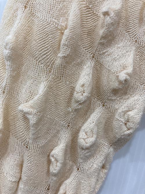 ambi.MAX（アンビマックス）ambi.MAX (アンビマックス) ニットカーディガン アイボリー サイズ:Freeの古着・服飾アイテム