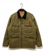 UNIVERSAL OVERALL×BEAMSユニバーサルオーバーオール×ビームス）の古着「キルティングジャケット」｜カーキ