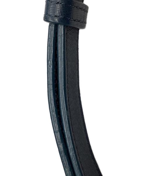 A.P.C.（アーペーセー）A.P.C. (アーペーセー) ハーフムーンバッグ ネイビーの古着・服飾アイテム