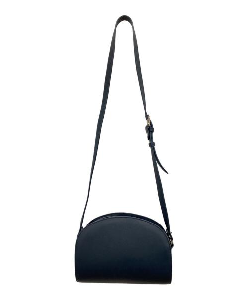 A.P.C.（アーペーセー）A.P.C. (アーペーセー) ハーフムーンバッグ ネイビーの古着・服飾アイテム